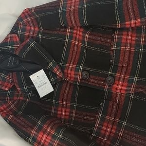 J Crew NWT tartan plaid wool blazers sz 2